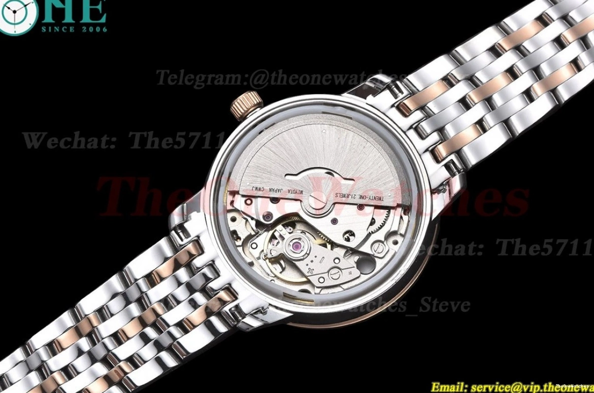 Brown MY8215 SS RG De GDF Ville 32.7mm Ladies Dial Prestige 1229